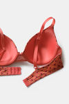 Zivame Zellij Dreams Padded Wired Medium Coverage T-Shirt Bra - Spiced Coral — thumbnail 5